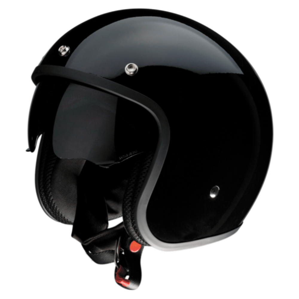Z1R Z1R Saturn SV Helmet Gloss Black Large DOT Mens Womens Motorcycle Open Face